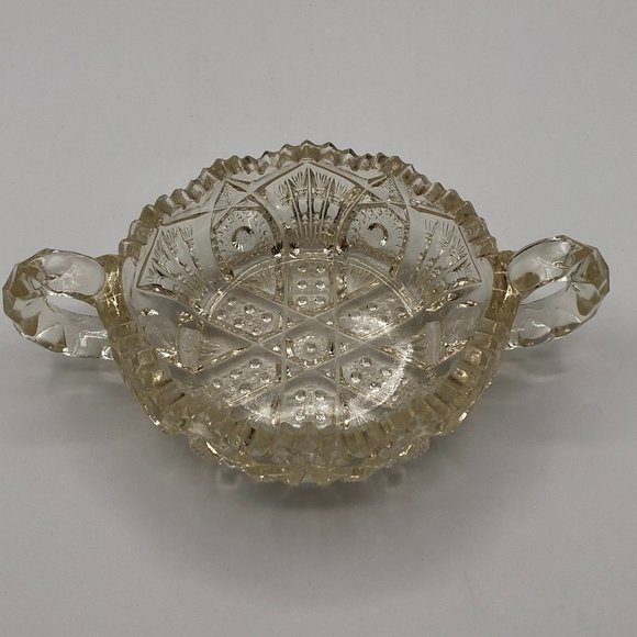 Imperial Glass Deep Cut Nappy Candy Dish Sawtooth. - Picture 5 of 9